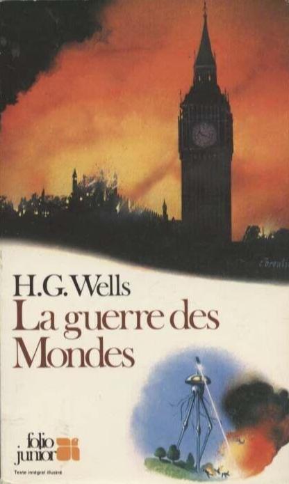 H. G. Wells: La guerre des mondes (French language, 1982, Folio junior)