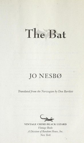 Jo Nesbø: The Bat (2013, Vintage Books)