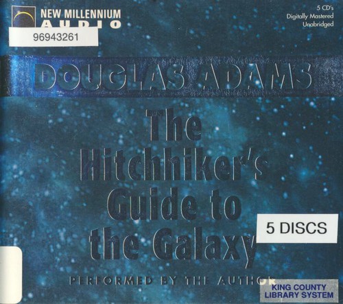 دوغلاس آدمز: The Hitchhiker's Guide to the Galaxy (AudiobookFormat, 2002, New Millenium Audio)