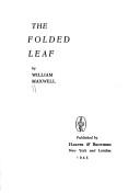 William Maxwell: The folded leaf. (1982, AMS Press)